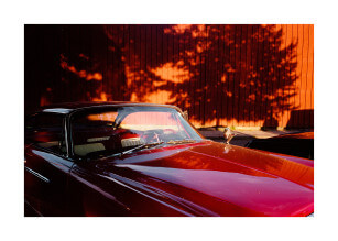 Parking lot by artist niklas porter in size 50x70 cm. Affordable art sold in open edition.