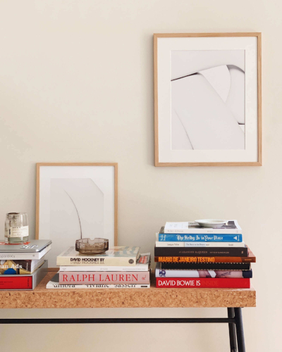 Wall art inspiration. Photo Art by Rami Hanna, artwork named Subtle Lines I. 