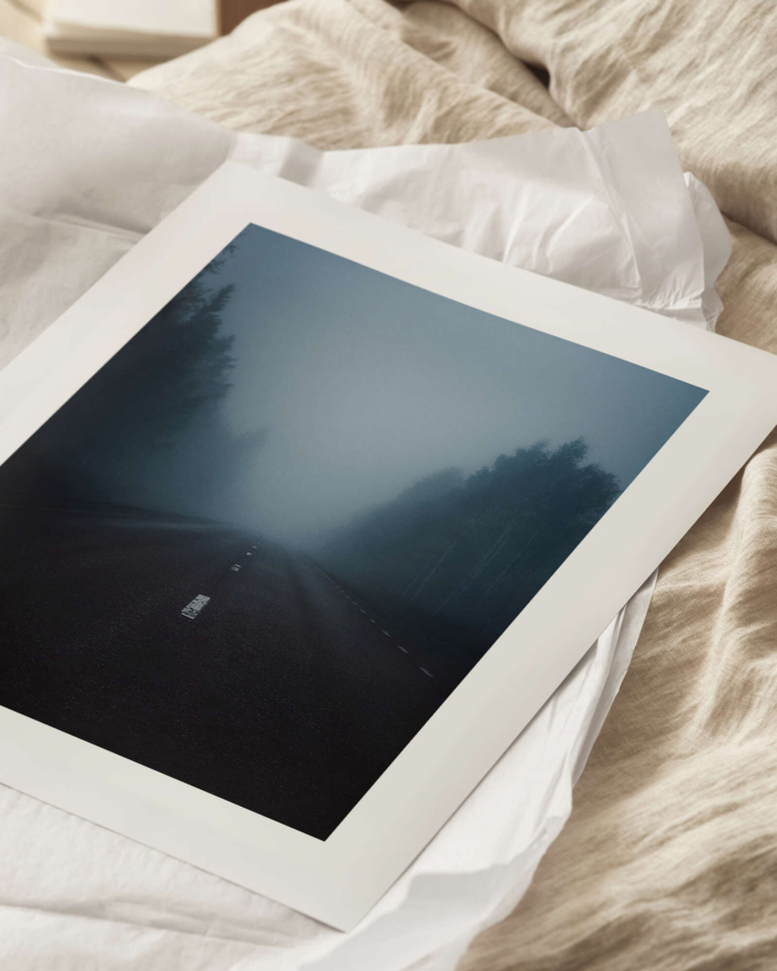 Wall art inspiration. Photo art by isabella ståhl, artwork named road to wolverine island.