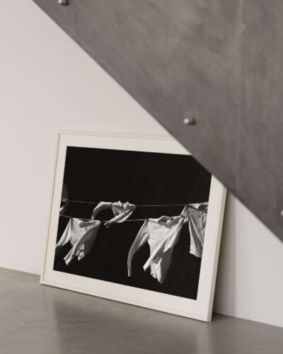 Wall art inspiration. Photo Art by Jockum Klenell, artwork named White Shirts. 